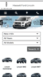 Mobile Screenshot of hassettlincoln.com